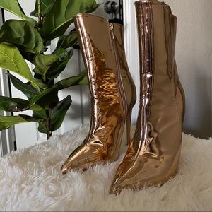 ROSE GOLD BOOTS